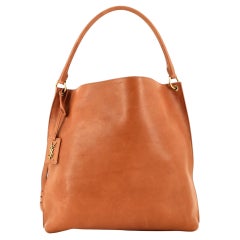 Saint Laurent Tag Hobo Leather Medium