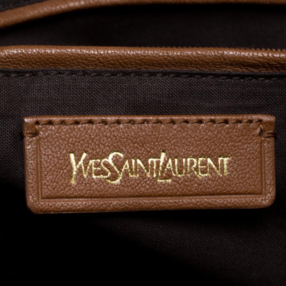 Saint Laurent Tan Leather Medium Cabas Ligne Y Tote 7