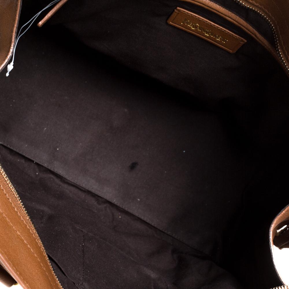 Saint Laurent Tan Leather Medium Cabas Ligne Y Tote 3