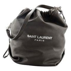 Saint Laurent Teddy Bucket Bag Leather Large
