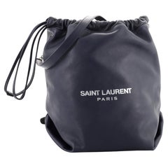 Saint Laurent Teddy Bucket Bag Leather Large