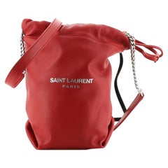 Saint Laurent Teddy Bucket Bag Leder Mini