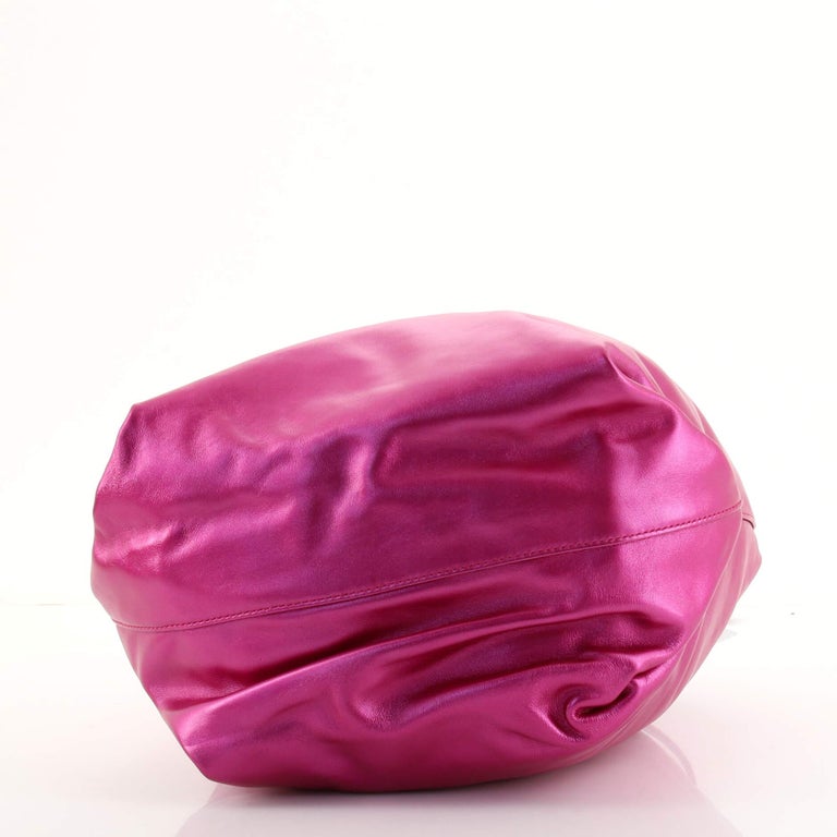 Saint Laurent Teddy Bucket Bag Leather Small For Sale at 1stDibs