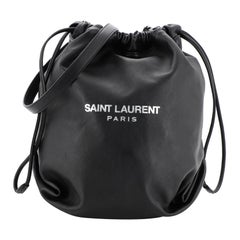Saint Laurent Teddy Bucket Bag Leather Small 