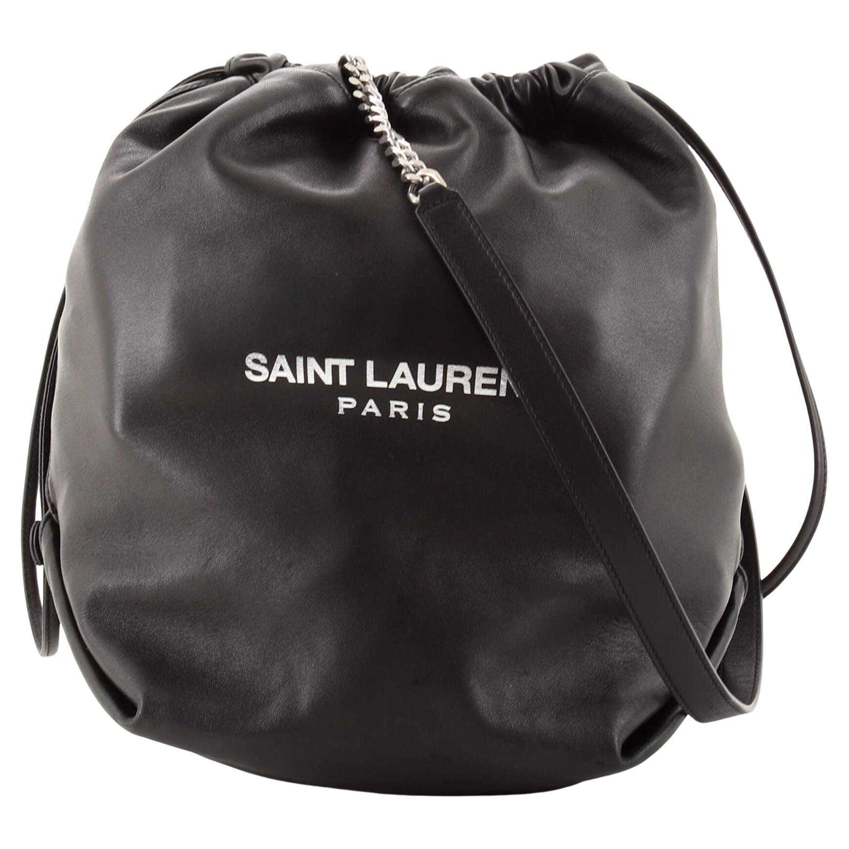 Saint Laurent Classic Monogram College Bag Matelasse Chevron Leather ...