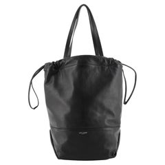Saint Laurent Teddy Shopping Tote Leather Large