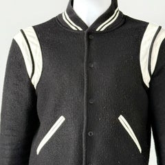 SAINT LAURENT TEDDY VARSITY WOOL BASEBALL MEN Jacket 2021 SIZE S