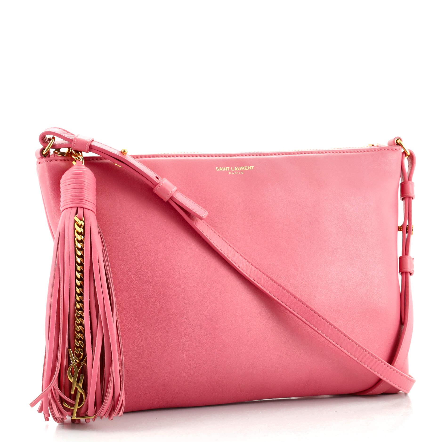 Saint Laurent Teen Monogram Crossbody Bag Leather at 1stDibs ysl