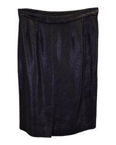 Saint Laurent Rock mit Struktur aus schwarzem Polyester