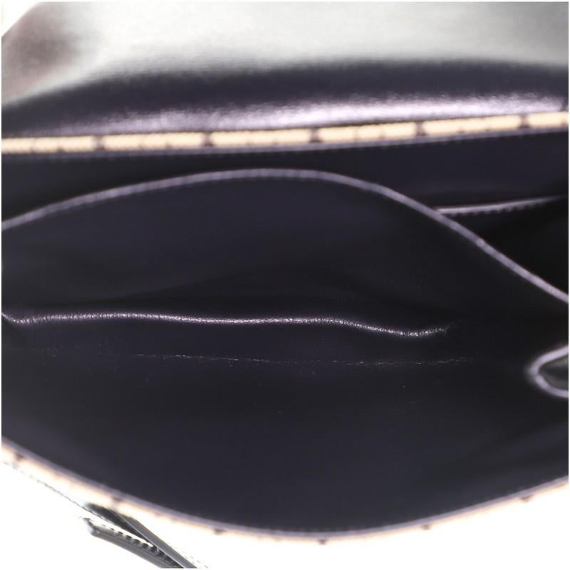 Saint Laurent Top Flap Satchel Monogramm All Over Canvas und Leder Klein für Damen oder Herren