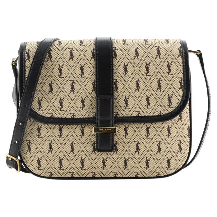 YSL Monogram All Over Canvas Satchel Bag, Women's Fashion, Bags & Wallets,  Shoulder Bags on Carousell