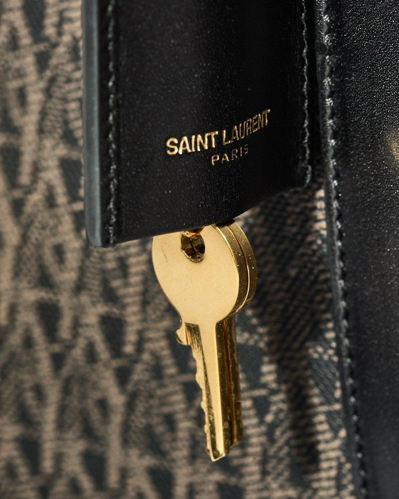 Saint Laurent Reisetasche 24H Medium Schwarz im Angebot 3