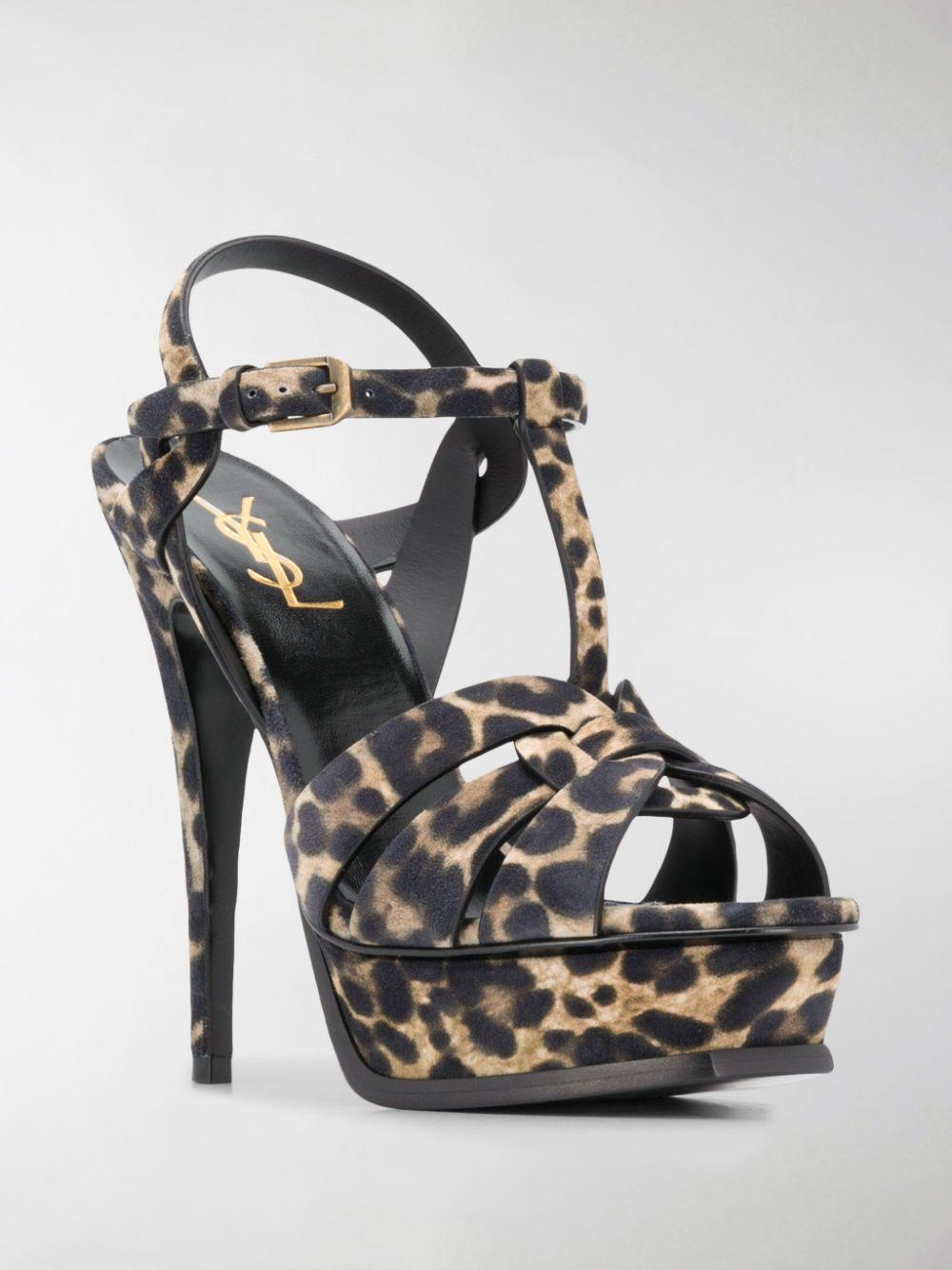 leopard high heel chair