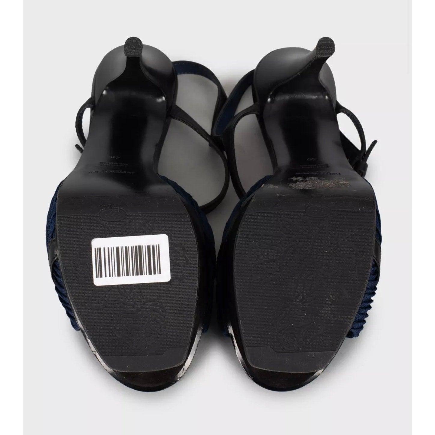 Saint Laurent Tribute Mehrfarbig Hochhackige Sandalen - Größe 40 Damen im Angebot