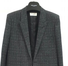 Saint Laurent Tweed Jacket Blazer