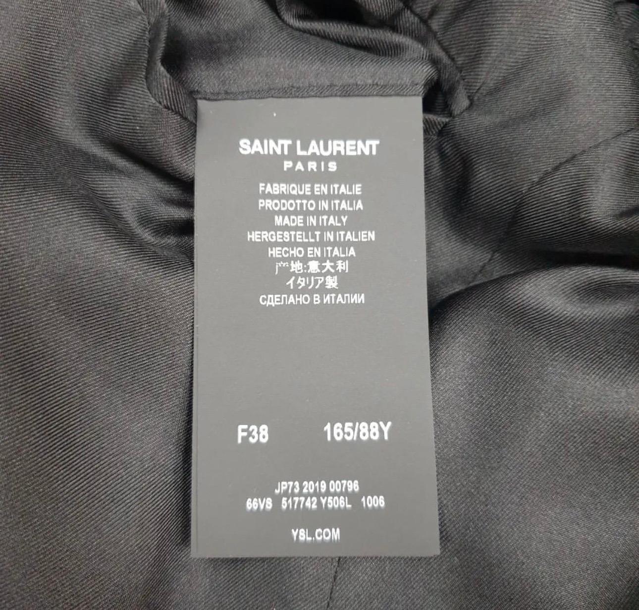 Saint Laurent Tweed Jacket Blazer 1