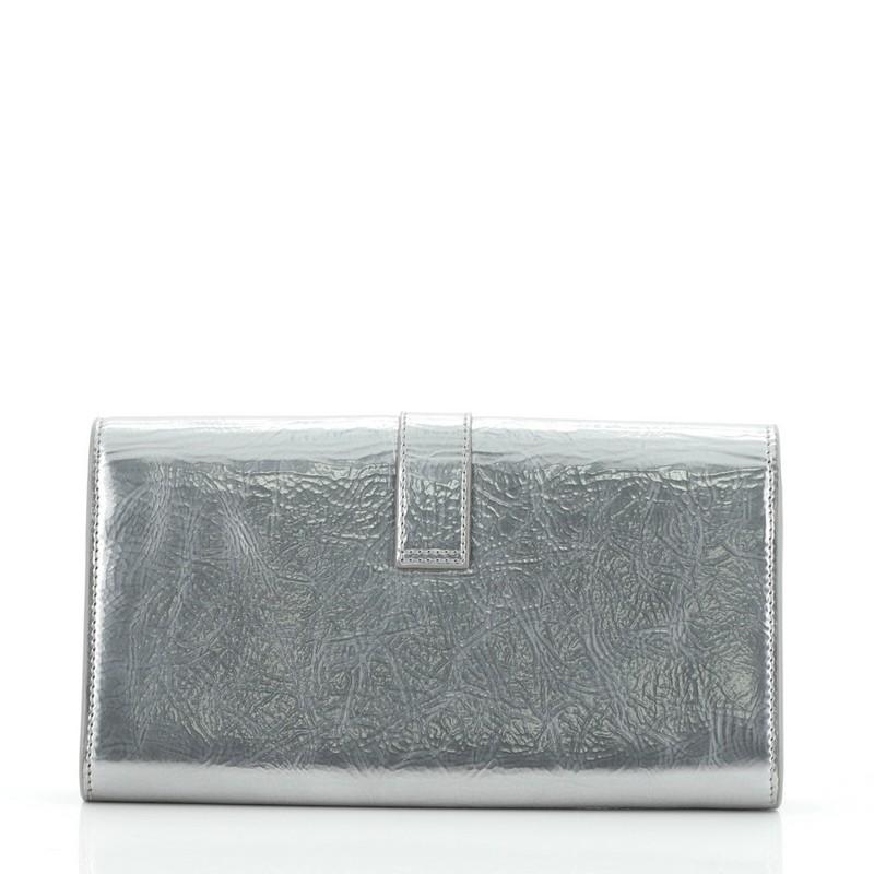 Saint Laurent Universite Wallet Leather In Good Condition In NY, NY