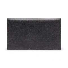Saint Laurent Uptown Pouch Clutch Bag - Grain de Poudre Leather in Black