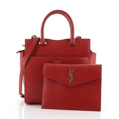 Saint Laurent Uptown Tote Leather Small