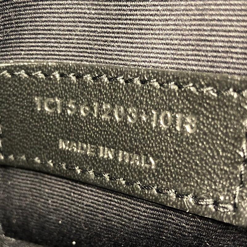 Gray Saint Laurent Uptown Tote Leather Small