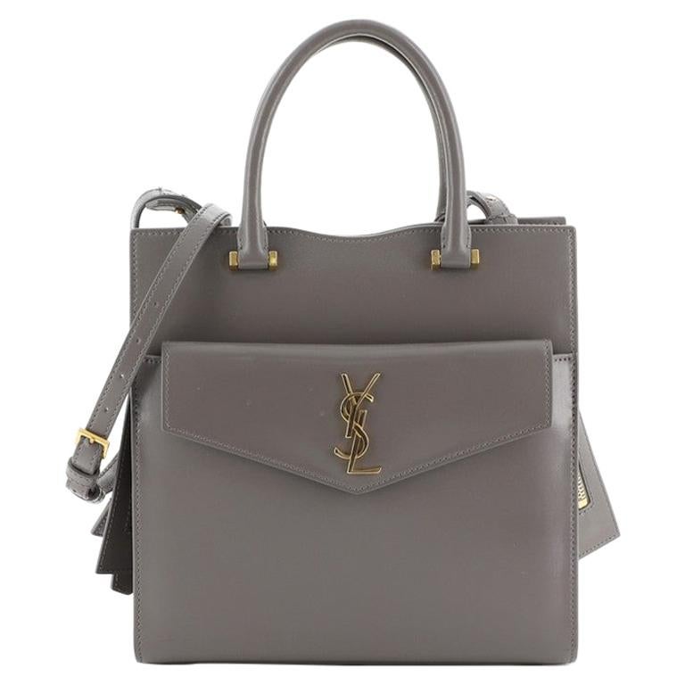 Saint Laurent Uptown Tote Leather Small