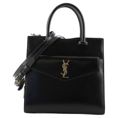 Saint Laurent Uptown Tote Leather Small