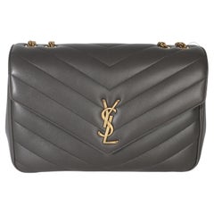 Saint Laurent Urban Grey Calfskin Large Urban Chic Loulou Saint Laurent Urban Grey Calfskin Large Urban Chic Loulou