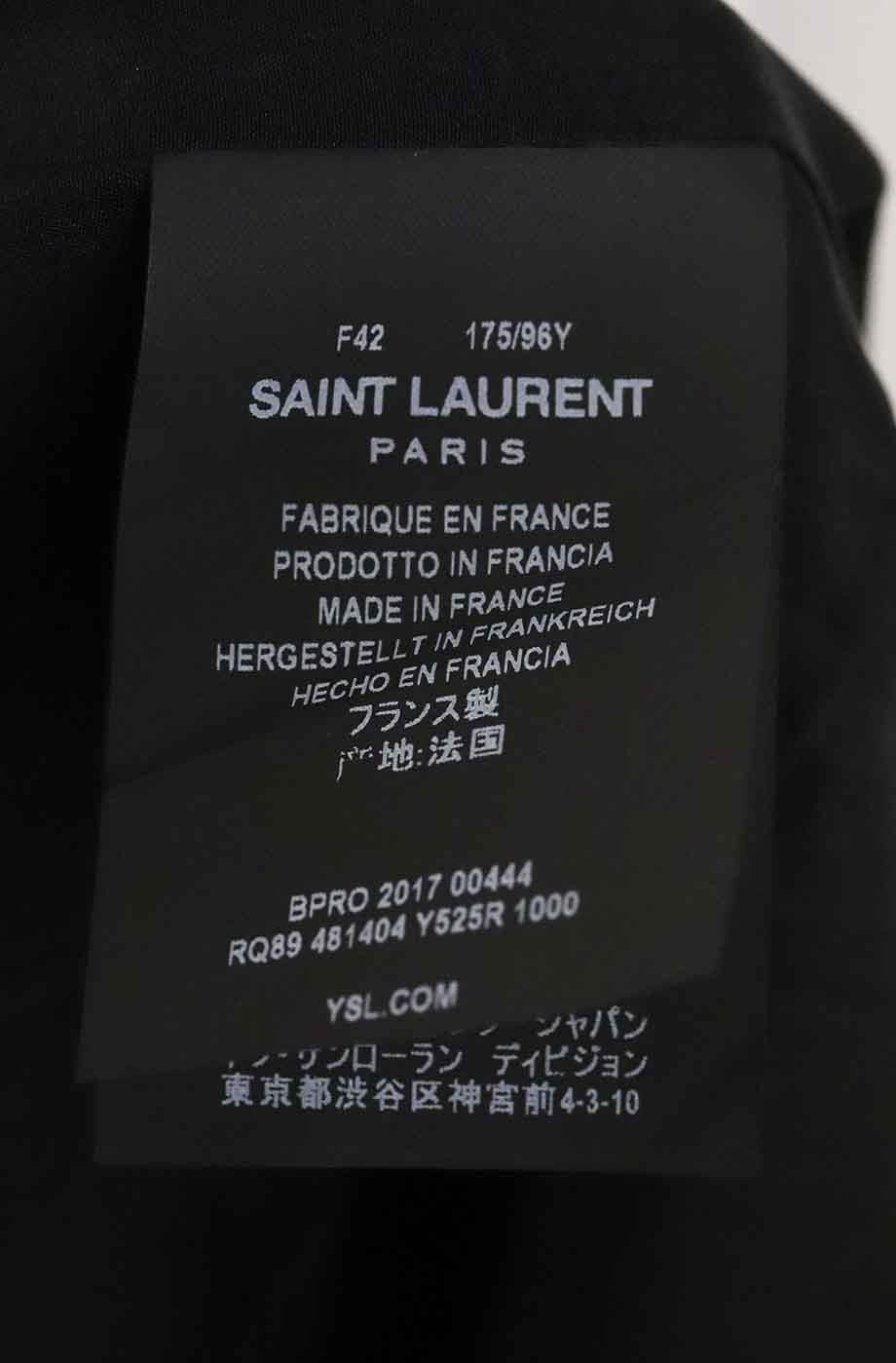 Black Saint Laurent Velvet Mini Dress FR 42 UK 14