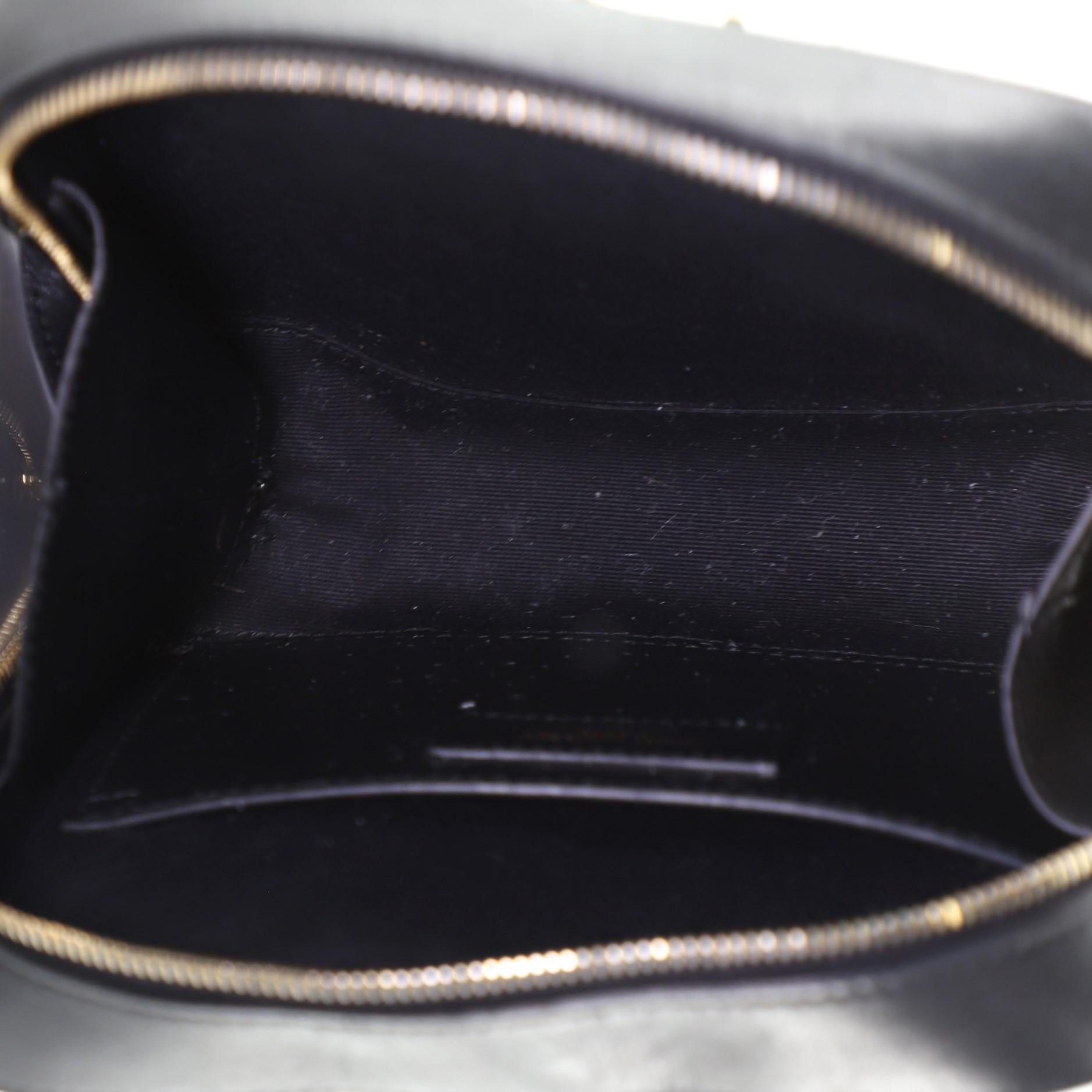Saint Laurent Vicky Kameratasche aus gestepptem Leder Medium für Damen oder Herren
