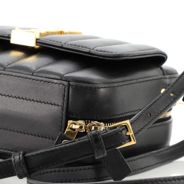 Vicky Camera Saint Laurent Vicky Camera Bag Vertical Quilted Leather Medium For Sale ...
