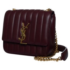 Saint Laurent, Vicky medium leather shoulder bag