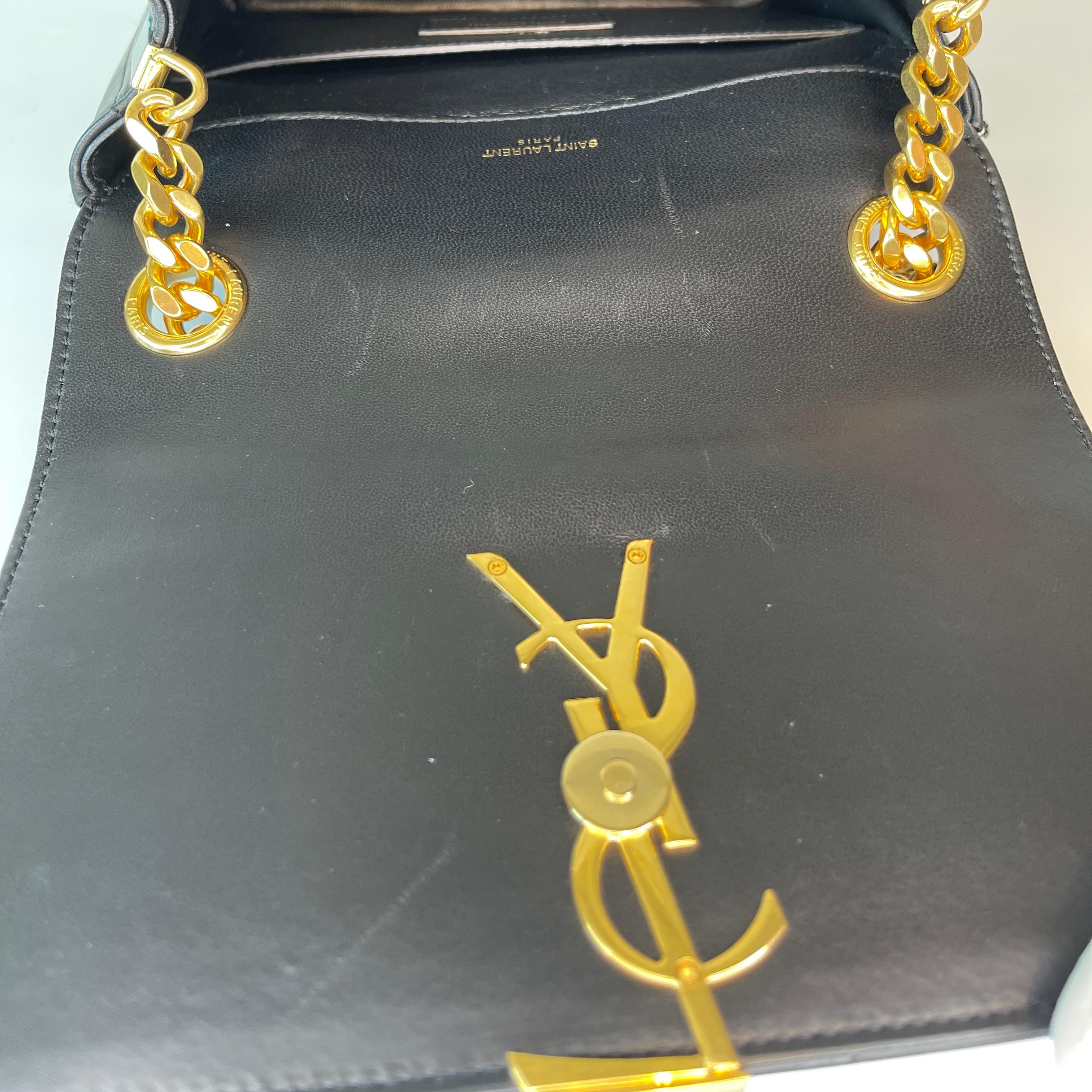 Donna Saint Laurent Vicky MM Borsa a tracolla in pelle matelassé