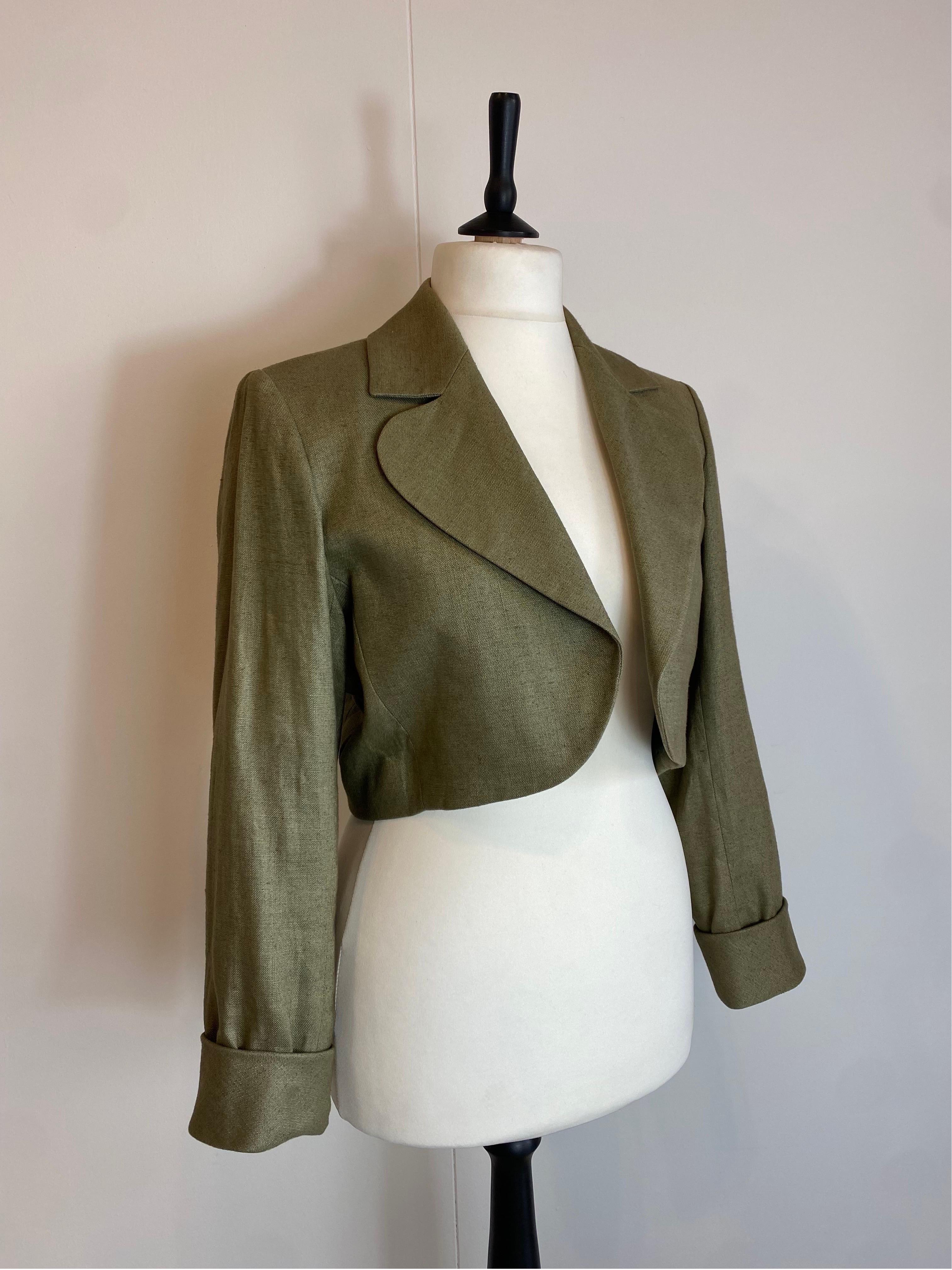 Women's or Men's Saint Laurent Vintage Bolero Jacket For Sale