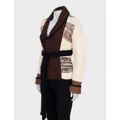 Saint Laurent Vintage Knit Belted Cardigan – Size M