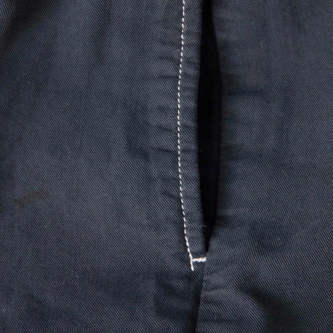 Saint Laurent Vintage Navy Knee Length Shorts Size M In Good Condition For Sale In London, GB