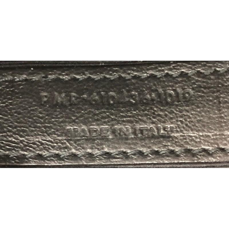 Women's or Men's Saint Laurent Vinyle Round Camera Bag Matelasse Chevron Leather