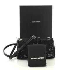 Saint Laurent West Hollywood Crossbody Bag Sequins Toy