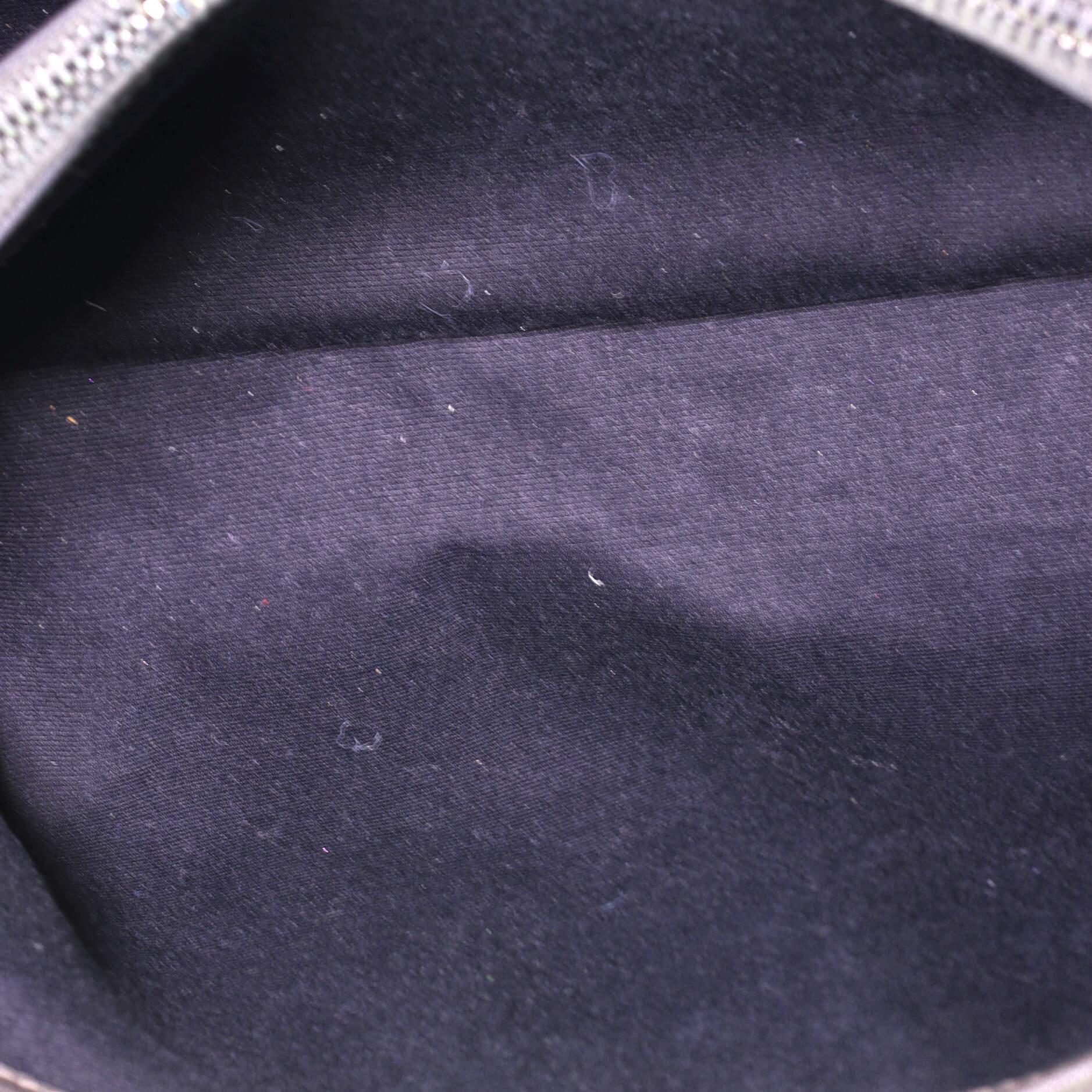 Saint Laurent West Hollywood - Borsa a tracolla in pelle goffrata con coccodrillo Medi 1