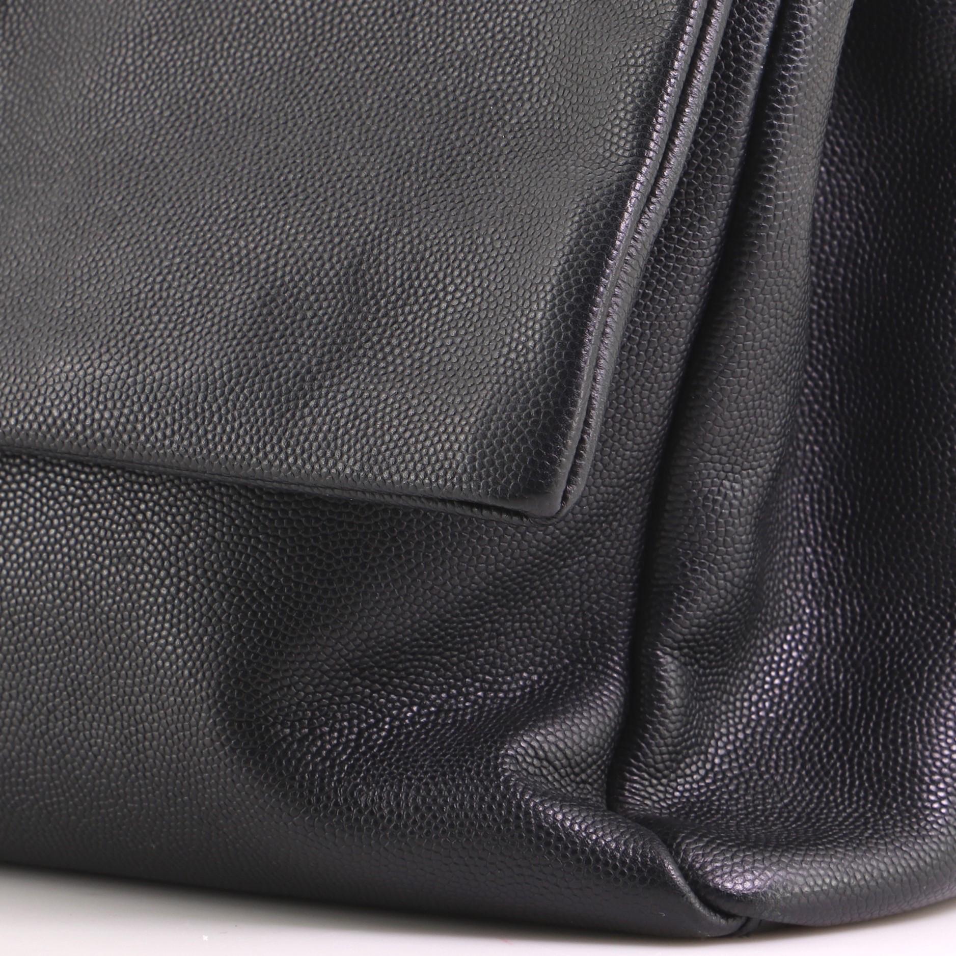 Black Saint Laurent West Hollywood Shoulder Bag Leather Medium