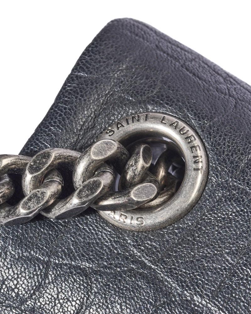 Saint Laurent West Hollywood VBorsa a Tracolla Medium Nero For Sale 4