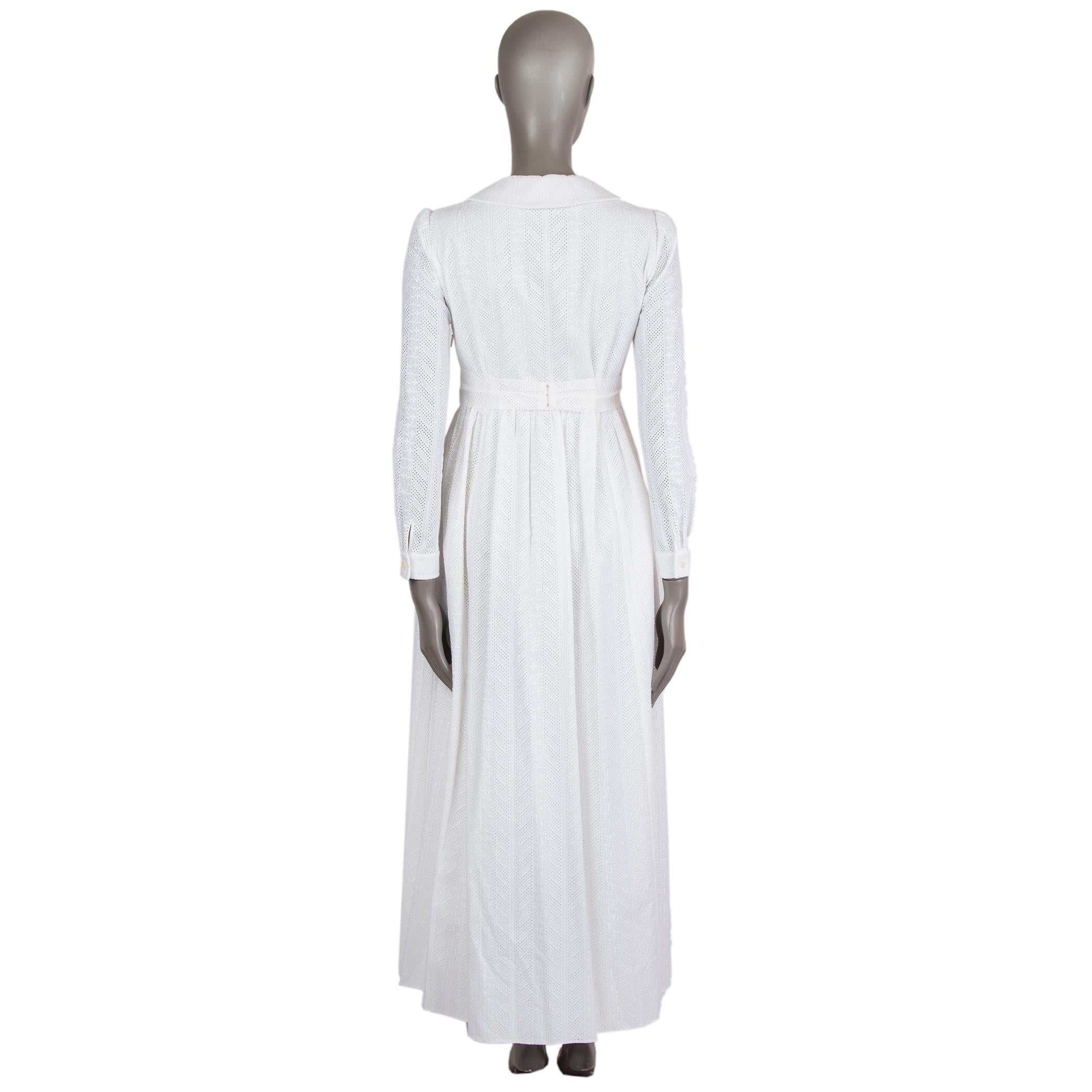 white cotton maxi dress