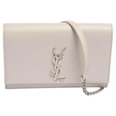 ysl wallet on chain white