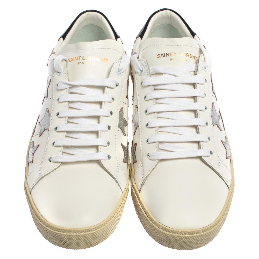 block sneakers with wedge outsole in calfskin optic white