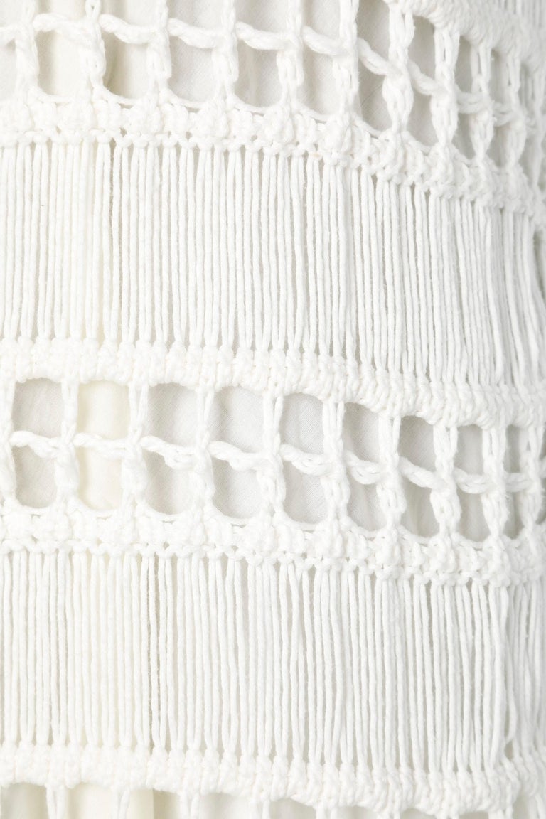 saint laurent crochet dress Saint Laurent // Black Crochet Cut Out Dress VSP Consignment