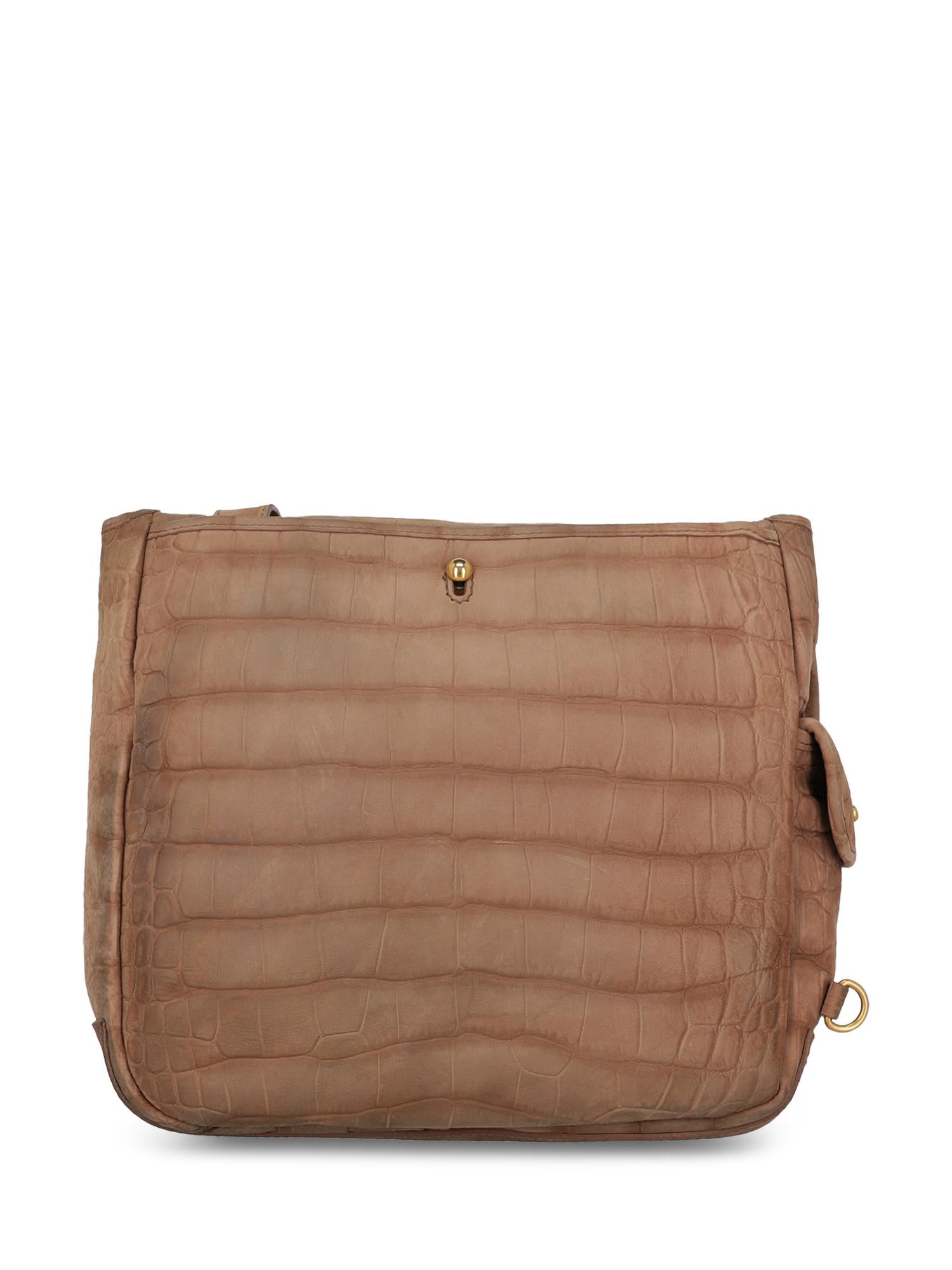 Women's Saint Laurent Woman Shoulder bag Brown  For Sale