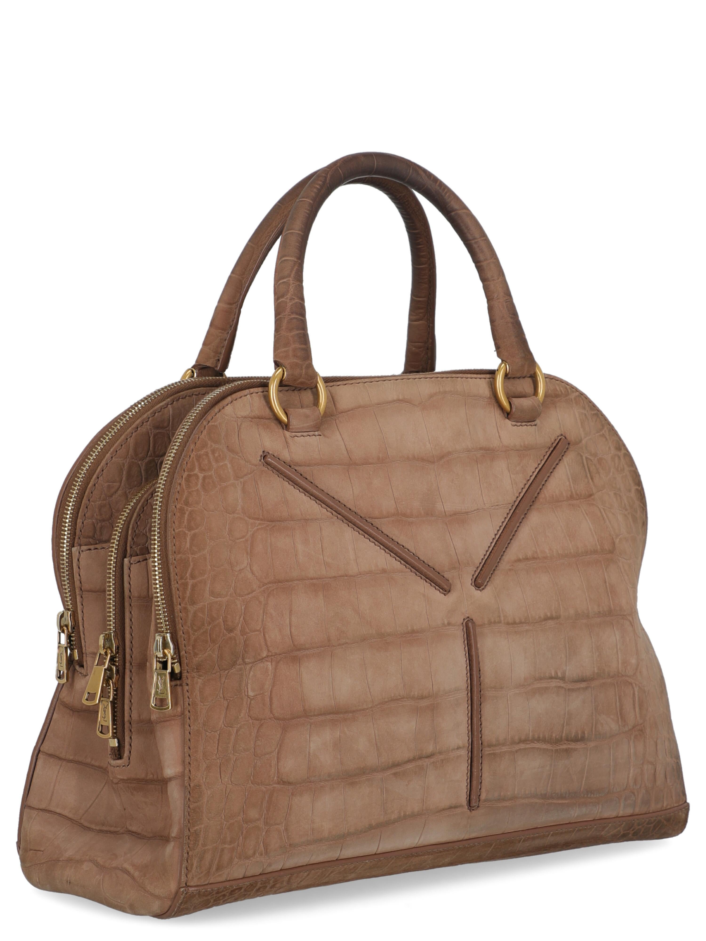 Saint Laurent Women  Handbags  Brown Leather In Fair Condition For Sale In Milan, IT