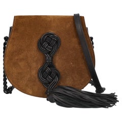 Saint Laurent  Women   Shoulder bags   Brown Leather 