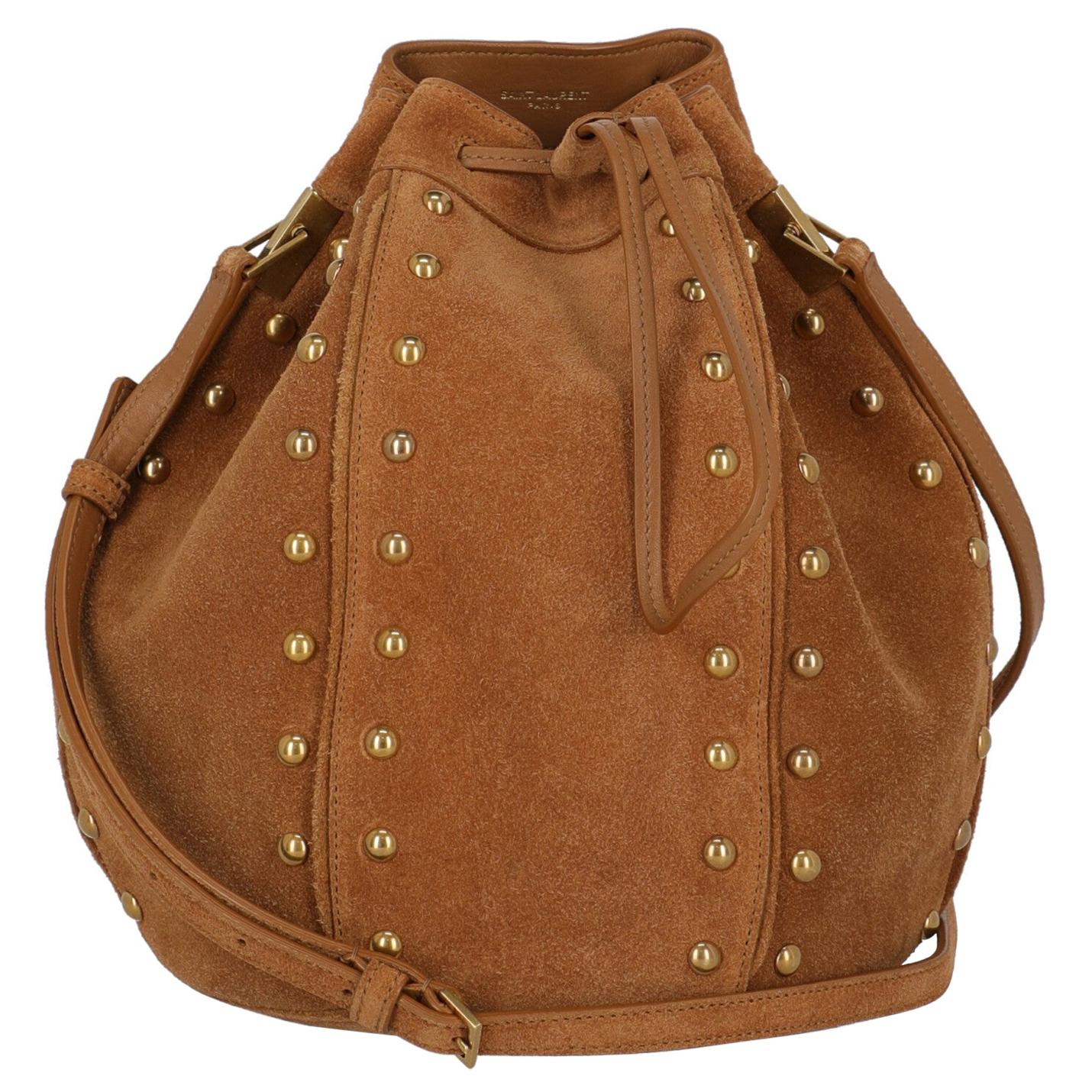 Saint Laurent  Women Shoulder bags Camel Color Leather For Sale
