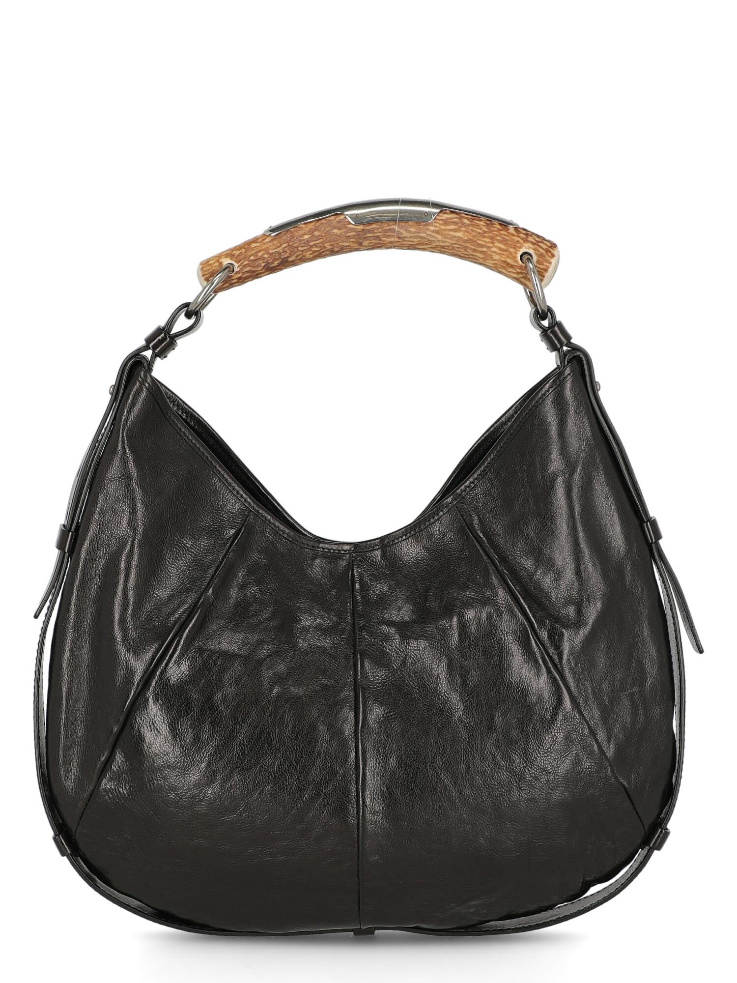 Women's Saint Laurent Women  Shoulder bags  Mombasa Black Leather For Sale
