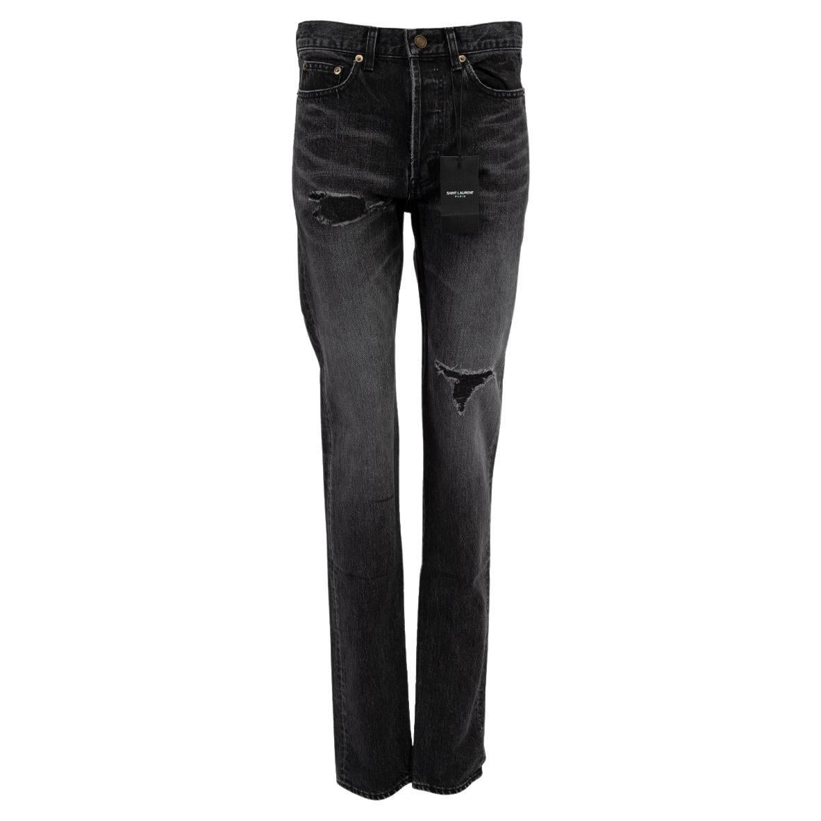 Louis Vuitton Women's US Size 25 26 Grey x Beige Monogram Denim Jeans